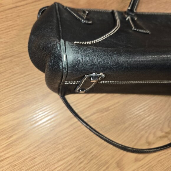 Salvatore Ferragamo vintage black leather bag - AS IS / Repair needed - Picture 12 of 12